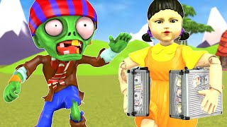 Scary teacher 3D Squid Game the best troll Cheat Money zombie Funny animation screenshot 3