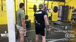Pretoria Throwdown Test 1 Ruhan Koekemoer Philip Marx