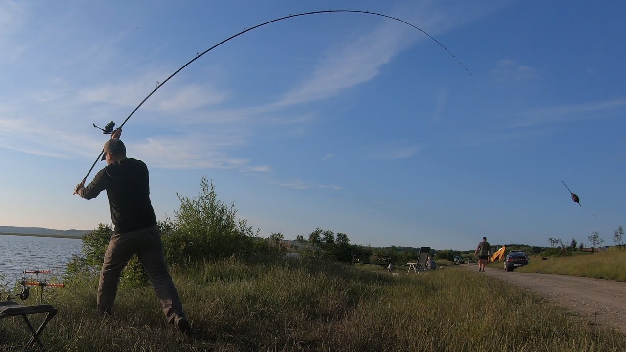 Prima partida de pescuit pe baraj dupa prohibitie. Am prins carasi si platici frunoase la feeder
