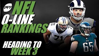 NFL O-Line Rankings Heading into Week 3 | PFF