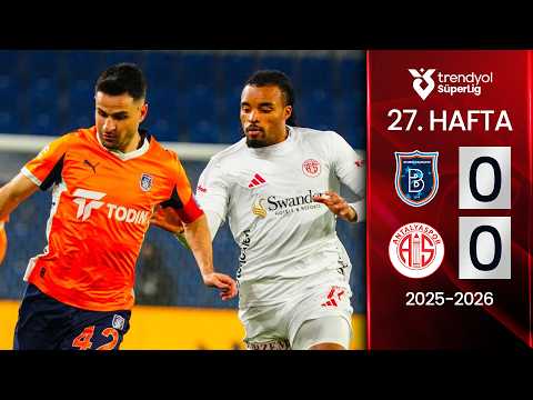 Başakşehir (0-0) Antalyaspor | MAÇ ÖZETİ | 27. Hafta - 2025/2026