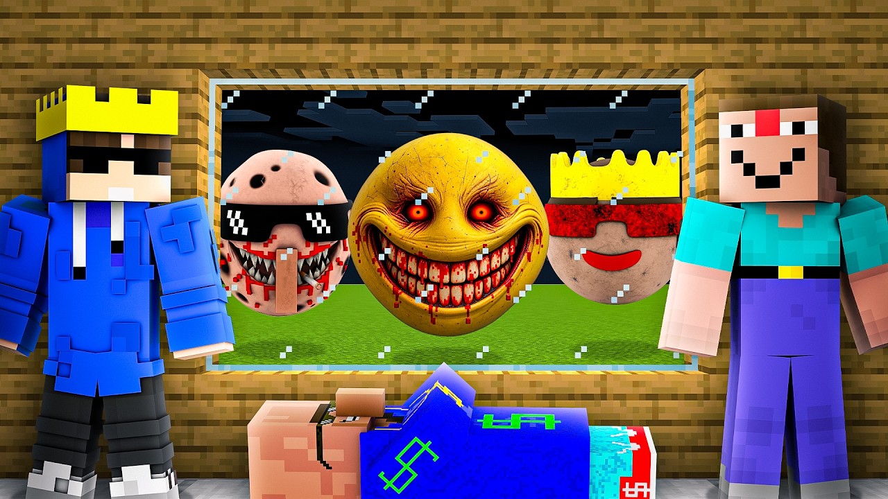 My Friends Became Scary Lunar Moons In Minecraft