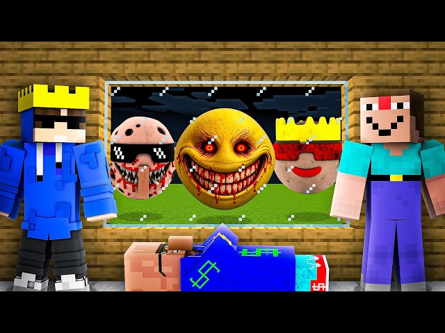 My Friends Became Scary Lunar Moons In Minecraft