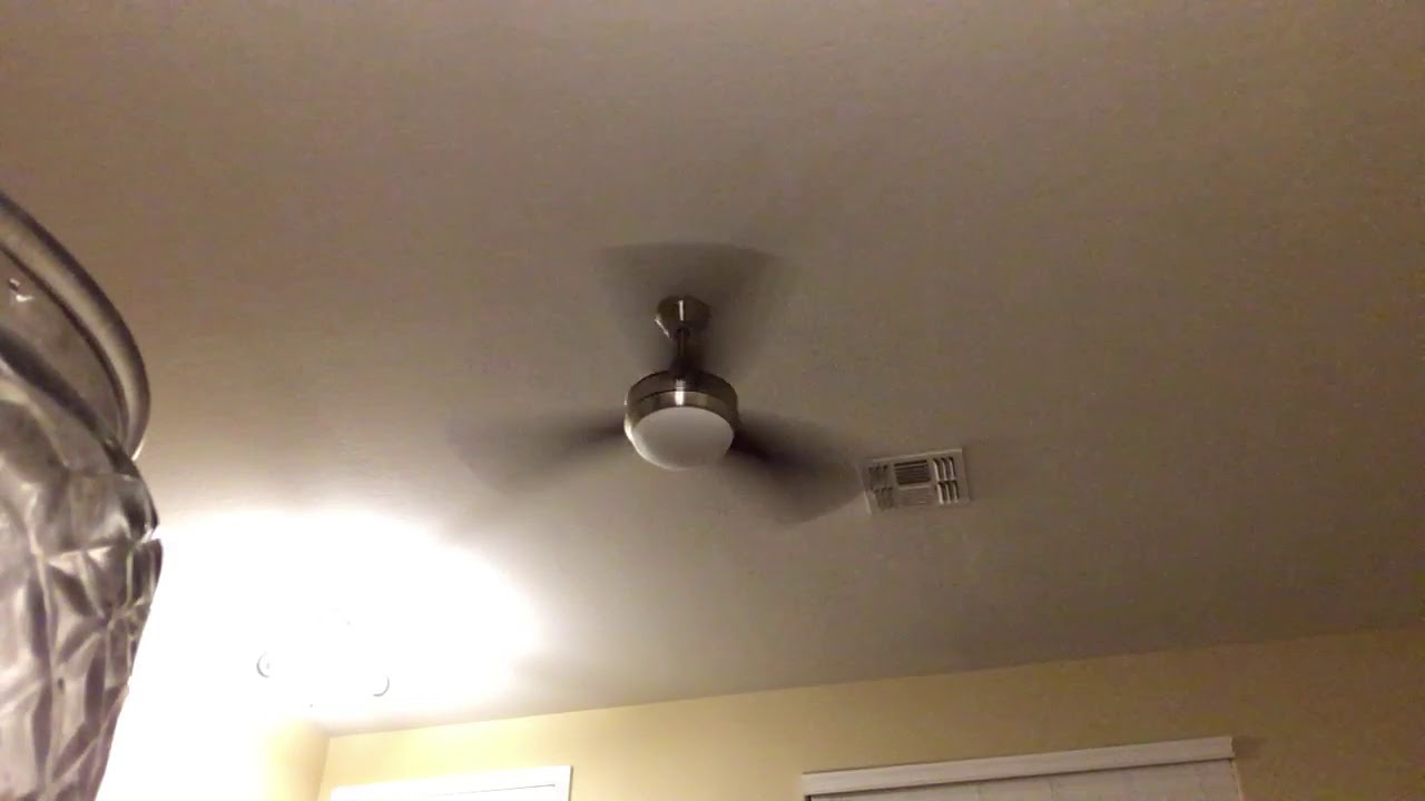 44 Harbor Breeze Beach Creek Ceiling Fan Demo 2 Youtube