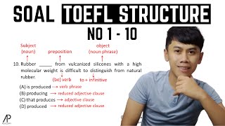 Belajar Jawab 10 TOEFL Structure secara DETAIL