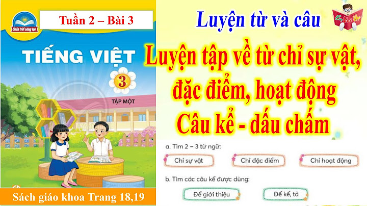 Bài tập về từ chỉ sự vật lớp 3