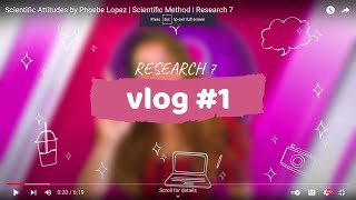 Scientific Attitudes by Phoebe Lopez | Scientific Method | Research 7