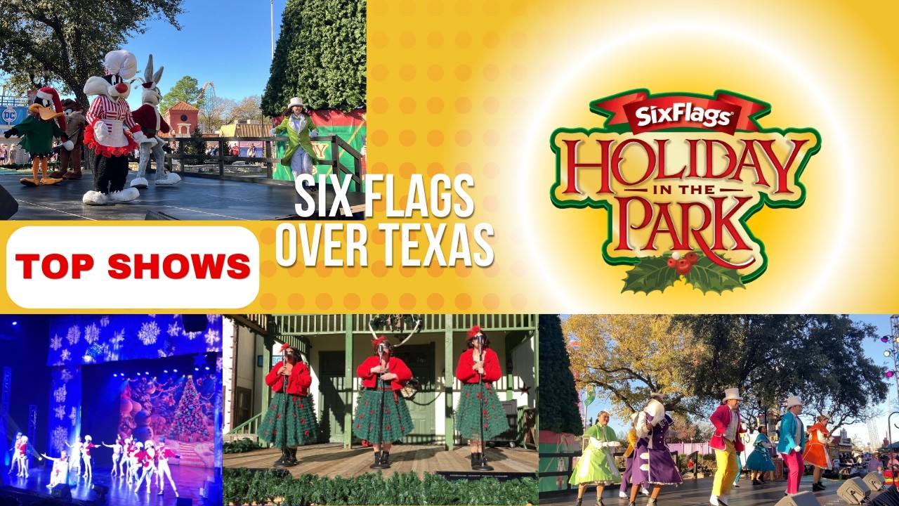 Holiday in the Park Shows Ranked @ Six Flags Over Texas Christmas | 2024