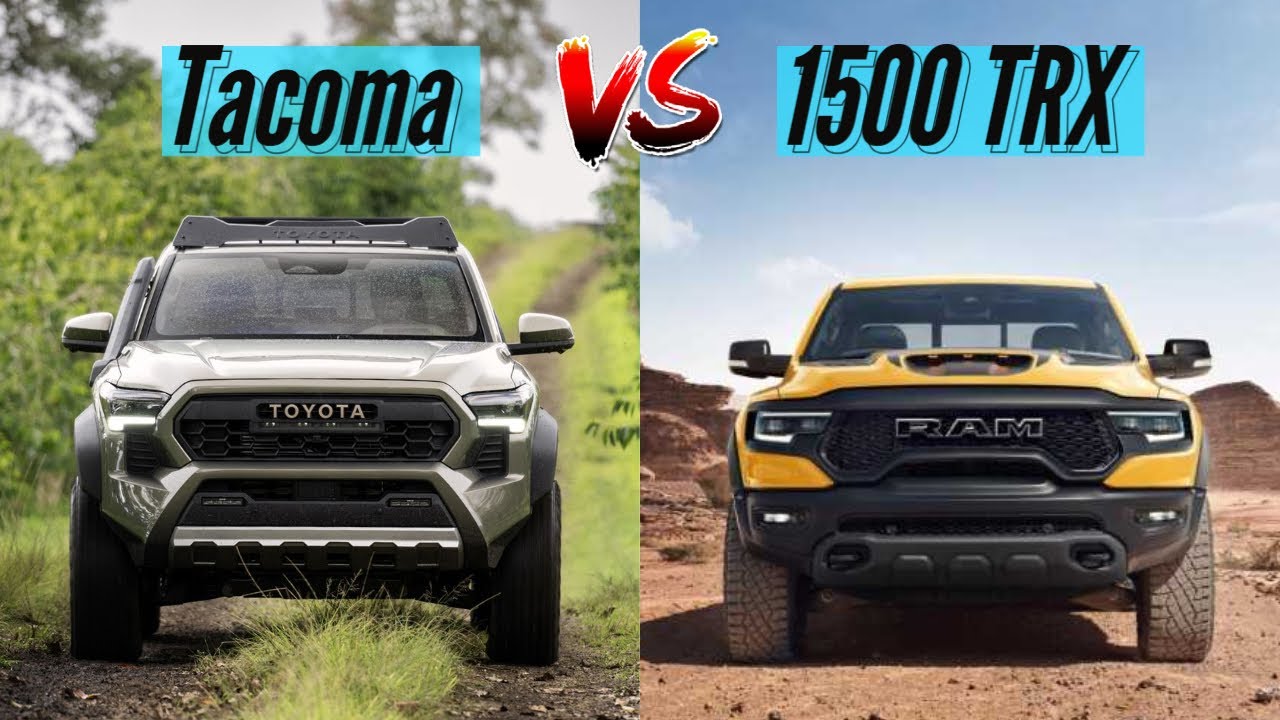 2024 Toyota Trailhunter vs 2024 Ram 1500 TRX Compared