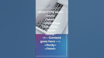 HTML Document Structure | HTML 5 | HTML Tags  @Web-Master.