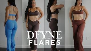 DFYNE FLARES Try-On Haul | Compared to Oner Active Soft Motion Straight Leg Pants