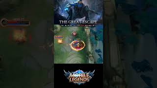 THE GREAT ESCAPE | MOBILE LEGENDS BANG BANG | #shorts #mobilelegends #mlbb