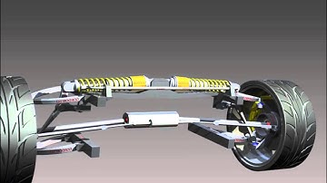 Bristol University Autodesk Inventor Professional 2011 CAD Front Suspension