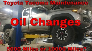 How Often Should You Change Engine Oil? - 5K Or 10K - 3rd Gen Toyota Tacoma Maintenance Guide by CanadianOffroad4x4 6,630 views 3 years ago 10 minutes, 19 seconds