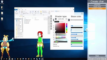 UDCE material settings: Recolor