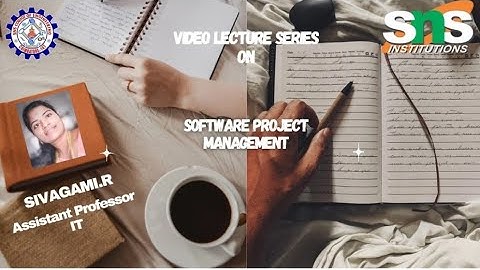 Software effort estimation and activity planning |Software project management|SNS INSTITUTIONS 