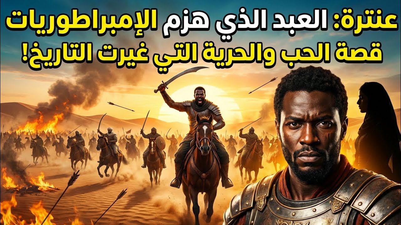 عنترة بن شداد | من عبدٍ مُهان إلى أسطورة هزمت التاريخ🔥 - YouTube