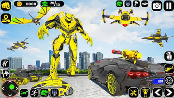 Tank Transformers Flying Drone Transform Wars - Android Gameplay