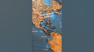 During Renovation They Found A Very Old World Map (@mekoupstate)