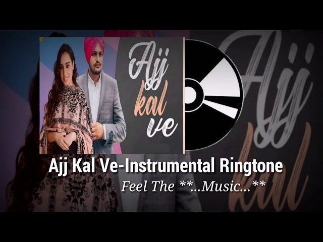 Ajj Kal Ve Instrumental Ringtone | Aaj Lal Ve Ringtone | Barbie Maan New Song class=