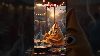 100Day's challange #Day-60,Main Samosa hoon… 🥟😎Crispy aur spicy hoon।#viral #ai #shortvideo #shorts