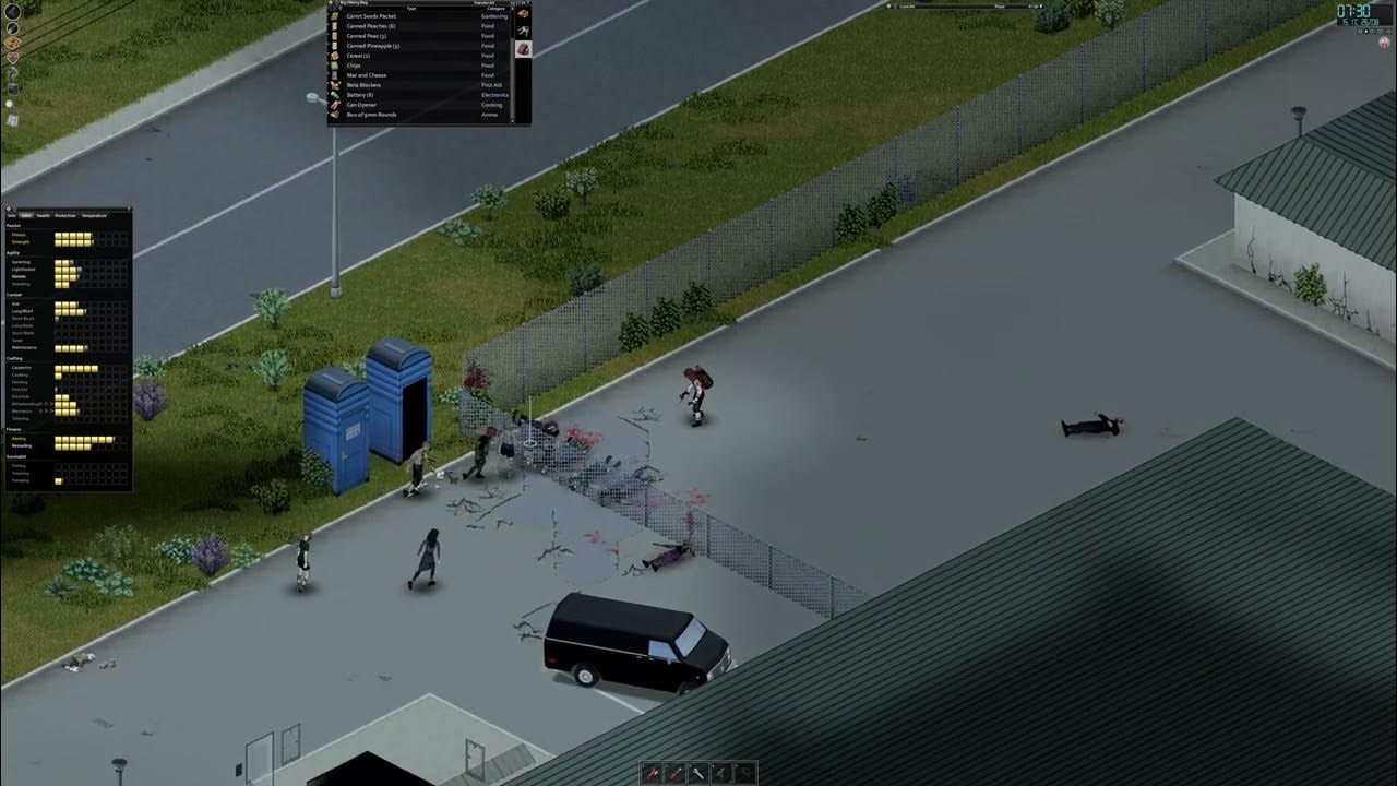 Zomboid Pistol fence defense. YouTube