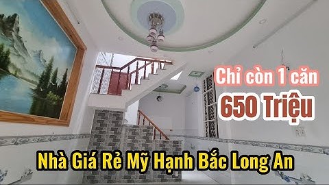 (Đã Bán)Bán nhà giá rẻ cuối hóc môn, 1 trệt 1 lầu giá 650tr. full thổ cư, 1/ nhựa 100m