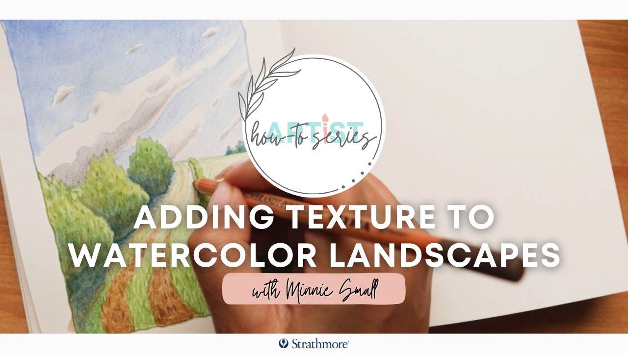 Adding Texture to Watercolor Landscapes | With Minnie Small - YouTube