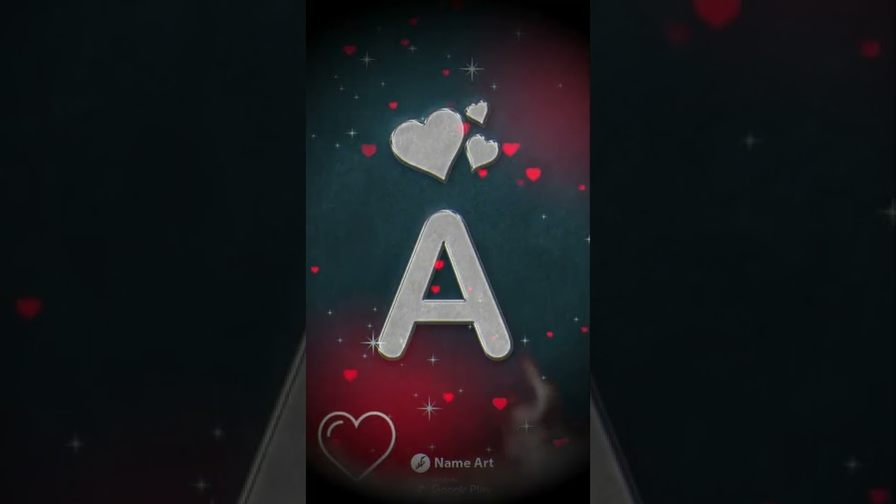 A Name Art Letter Whatsapp Status Video #shorts