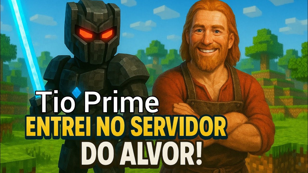 MINECRAFT! | Entrei no servidor do Alvor