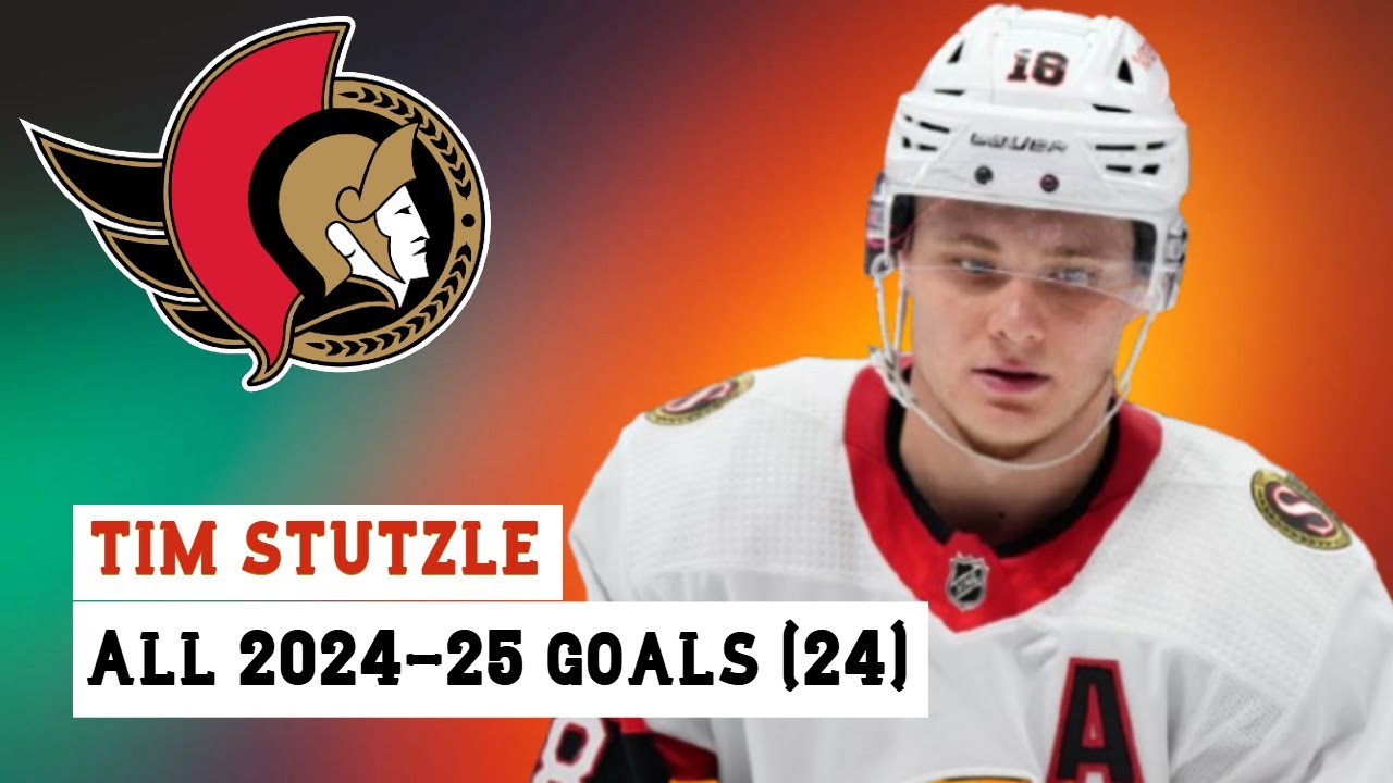 Tim Stutzle (#18) All 24 Goals of the 2024-25 NHL Season