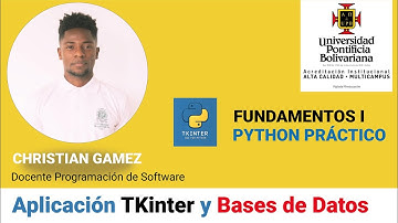 CRUD Python TKinter  con Base de datos  - Proyecto Práctico