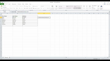 How to to join two or more text strings into one string in excel (concatenate function in excel)