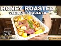 HONEY ROASTED VENISON SHOULDER {FREEZER MEAT EP. 4} SLOW ROASTED DEER SHOULDER WITH JASMINE RICE