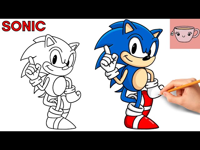 Sonic the Hedgehog Sketch - Classic Sonic by MilkywayKing on