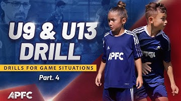Mastering the Art of Positional Play: U9 & U13 Drill. Part 4
