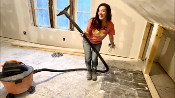 Satisfying Sheetrock Dust Clean Up!.... CAN WE START PAINTING YET?!!!