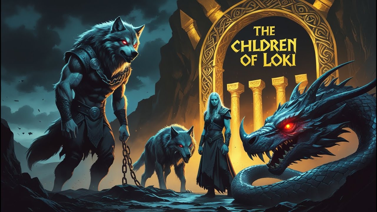 The Children of Loki: Betrayed, Banished, and Bound by the Gods | Norse Mythology Explained
