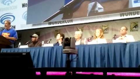 Superman: Unbound panel with Matt Bomer and Molly Quinn