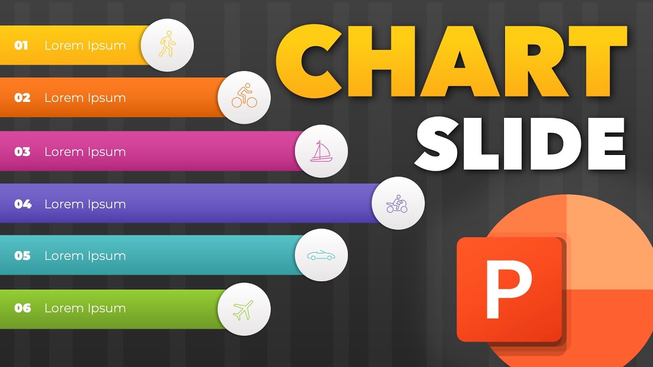 Animated PowerPoint Chart Tutorial 💛🧡💖💜💙💚 COLORFUL - YouTube