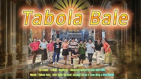 Tabola Bale - Beginner Line Dance | Demo by Amare Komo