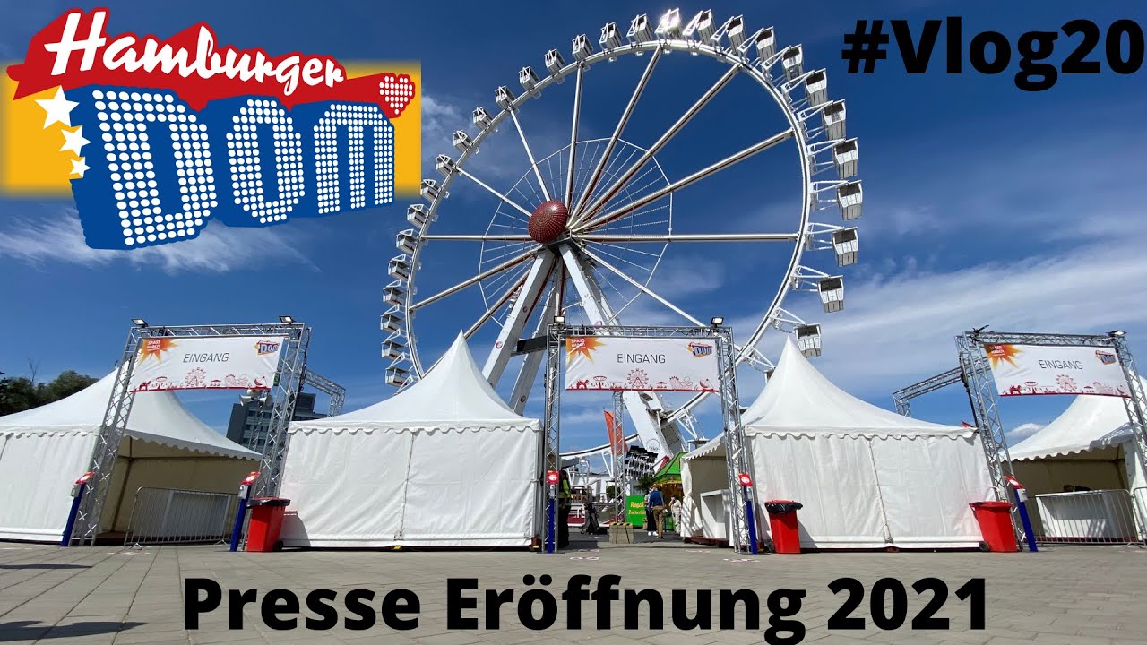 Presseeröffnung🎥📷 - Endlich wieder Hamburger Dom 2021 nach 600 Tagen Stillstand! 😍 - 