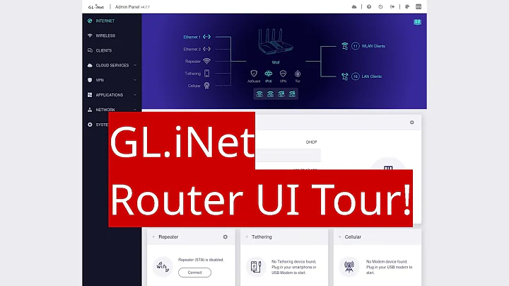 GL.iNET Router Software Features and UI Tour