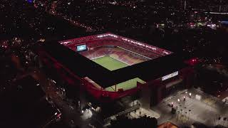 Suncorp Stadium New Coloured LED Lighting Unveil