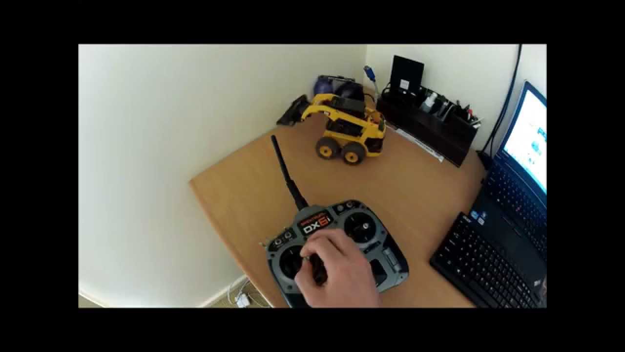 Setup of my RC bruder skid steer loader YouTube