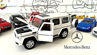 Welly Mercedes Models Collection | Diceast Model Scale Car and SUV | 4K | Jan and Toys