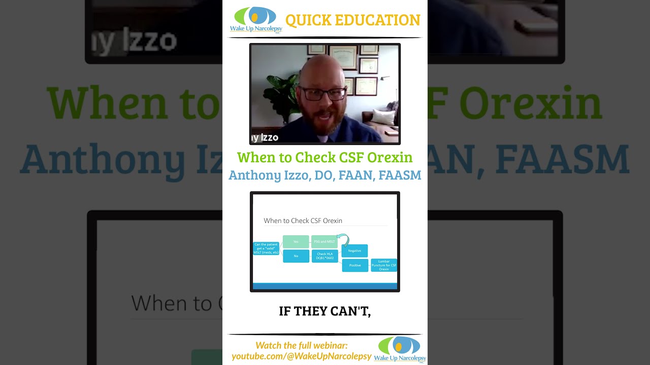 When To Check CSF Orexin WUN Quick Education