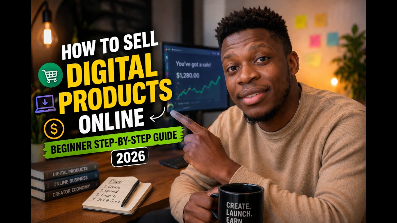 How to Sell Digital Products Online (Beginner Step-by-Step Guide 2026 ...