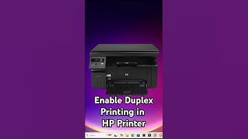 How to Enable 2-Sided / Duplex Printing Option in HP Printer on Windows 11
