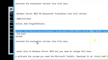How to Activate Window Server 2012 R2 all editions free!